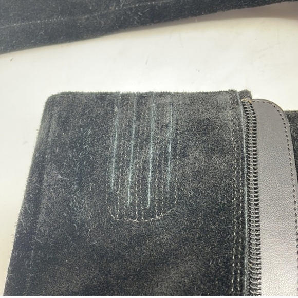 AEROSOLES Black Club Sota Suede Boots with Buckles - 6.5 - Like New‎ - Picture 9 of 12